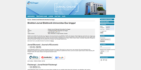 Jurnal Universitas Esa Unggul